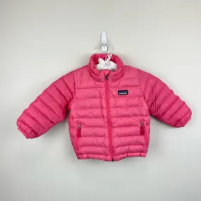 Patagonia Baby Down Sweater Coat Pink 18 Months