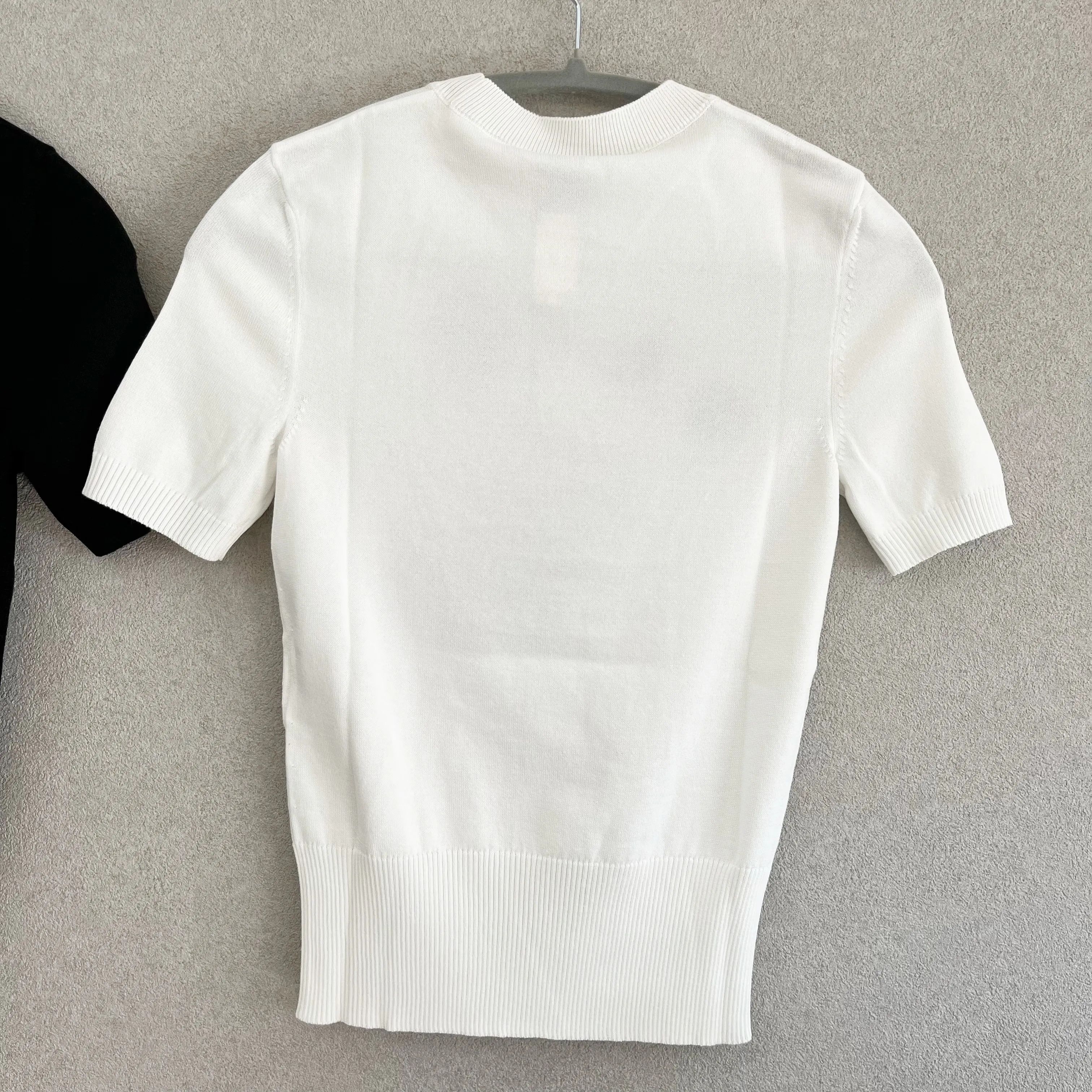 PATOU  |Plain Cotton Logo V-neck & Crew neck