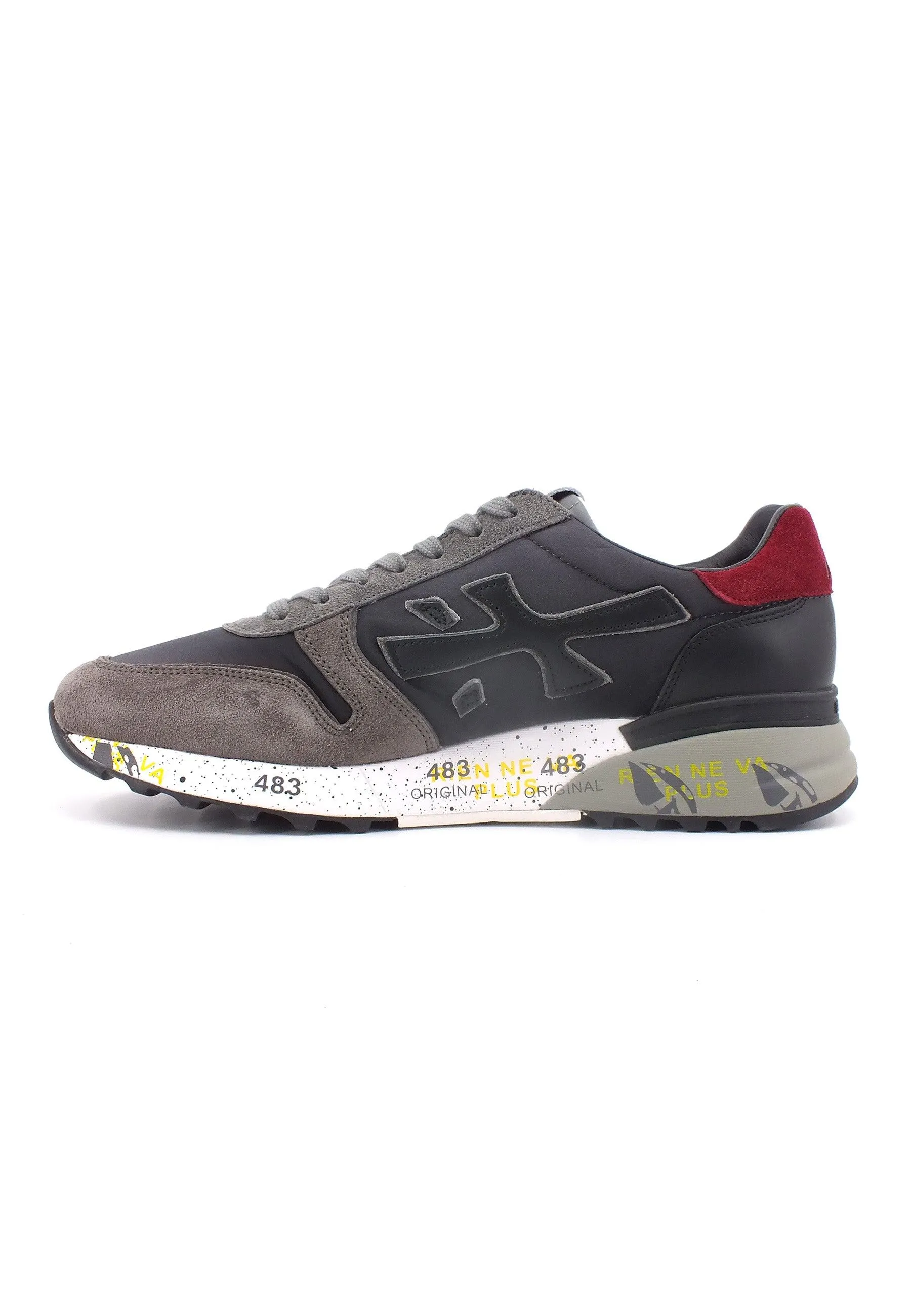 PREMIATA Sneaker Uomo Black Grey MICK-6420