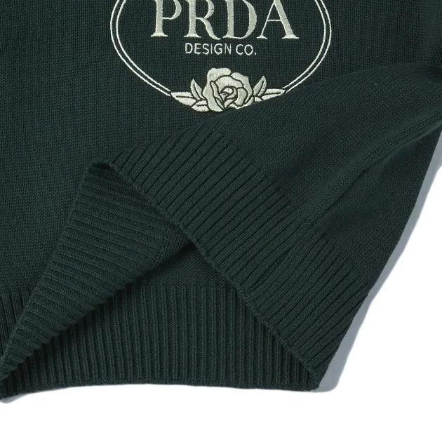 PRENDA FROM PLANT  |Cotton Logo V-neck & Crew neck