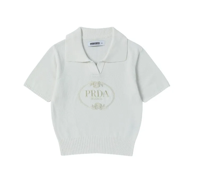 PRENDA FROM PLANT  |Cotton Logo V-neck & Crew neck