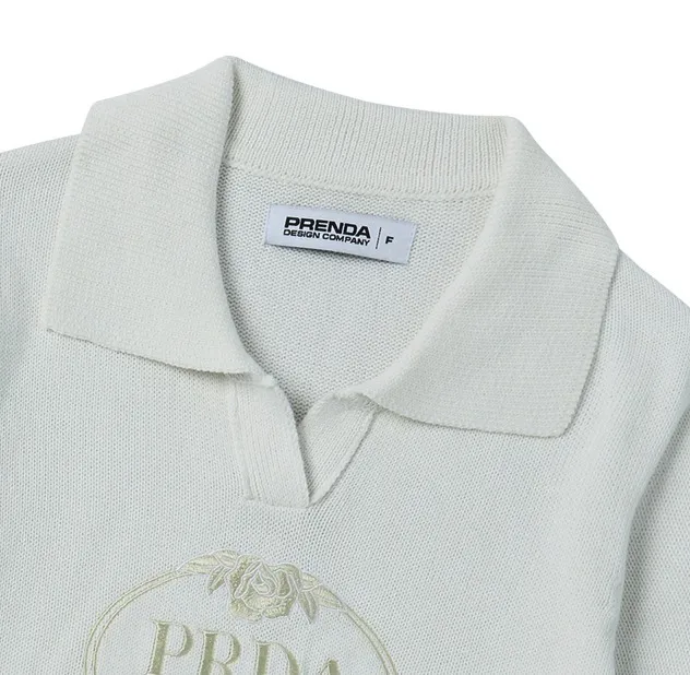 PRENDA FROM PLANT  |Cotton Logo V-neck & Crew neck