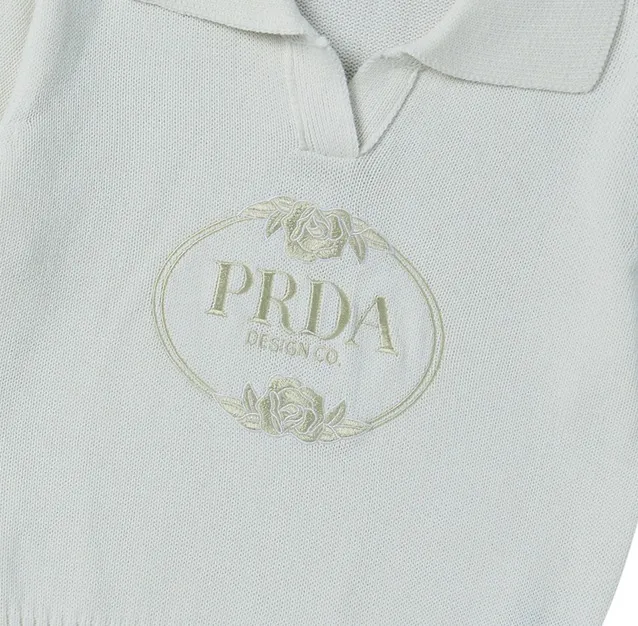 PRENDA FROM PLANT  |Cotton Logo V-neck & Crew neck