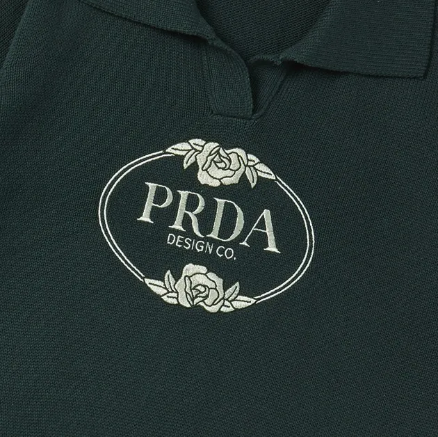 PRENDA FROM PLANT  |Cotton Logo V-neck & Crew neck