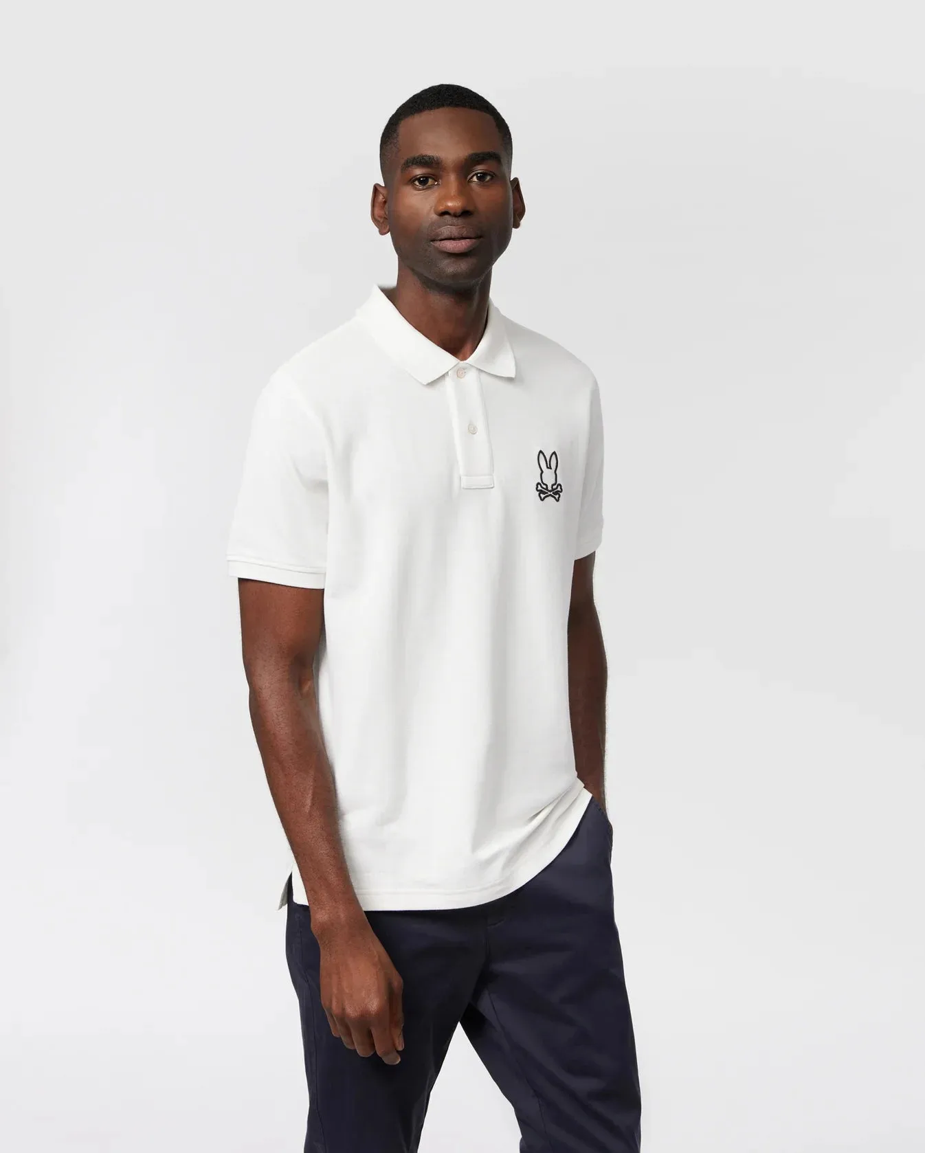 Psycho Bunny Men's Beaumont Polo - Ecru