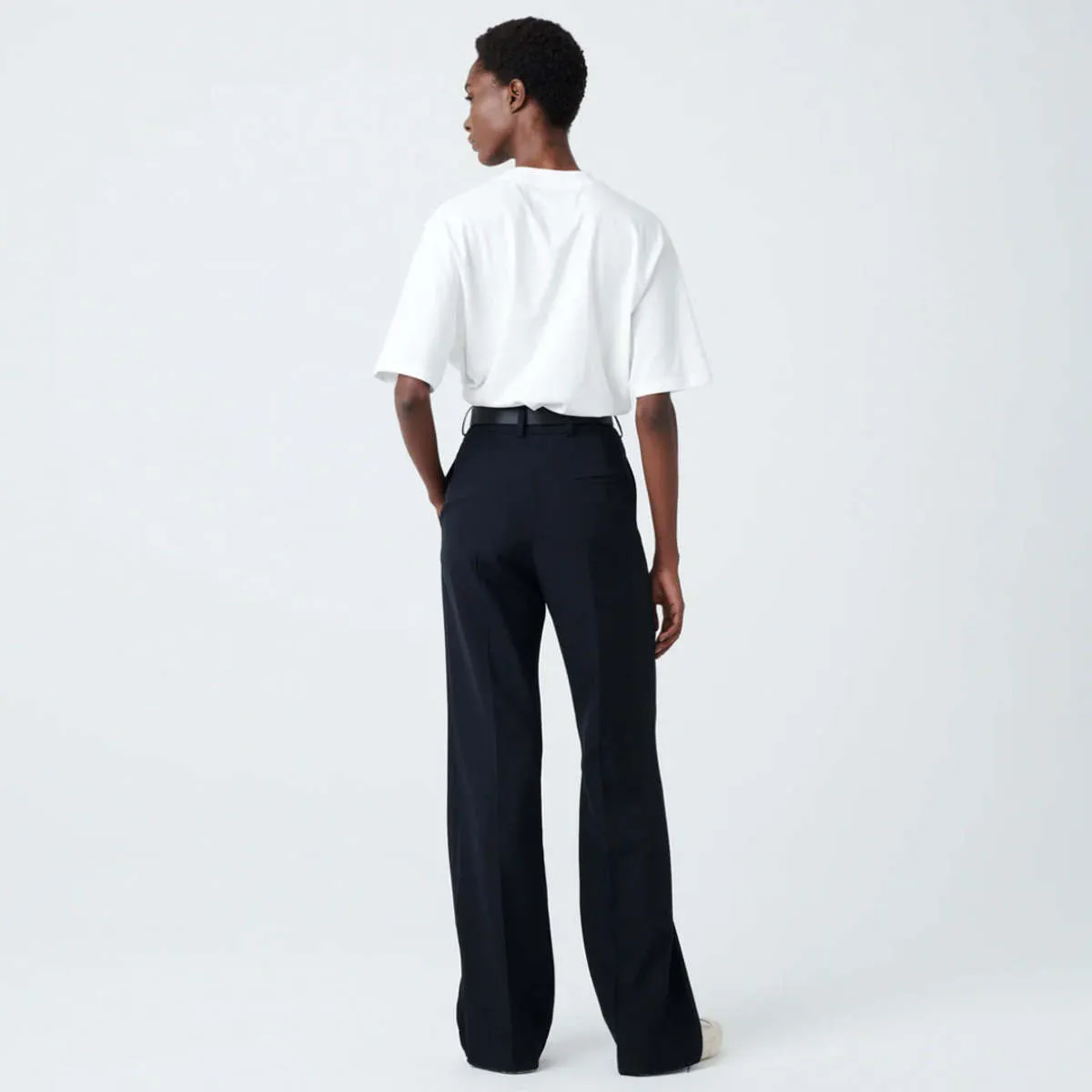 Rie Flared Pant - Darkest Navy