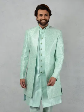 Sea Green Indowestern | TULA