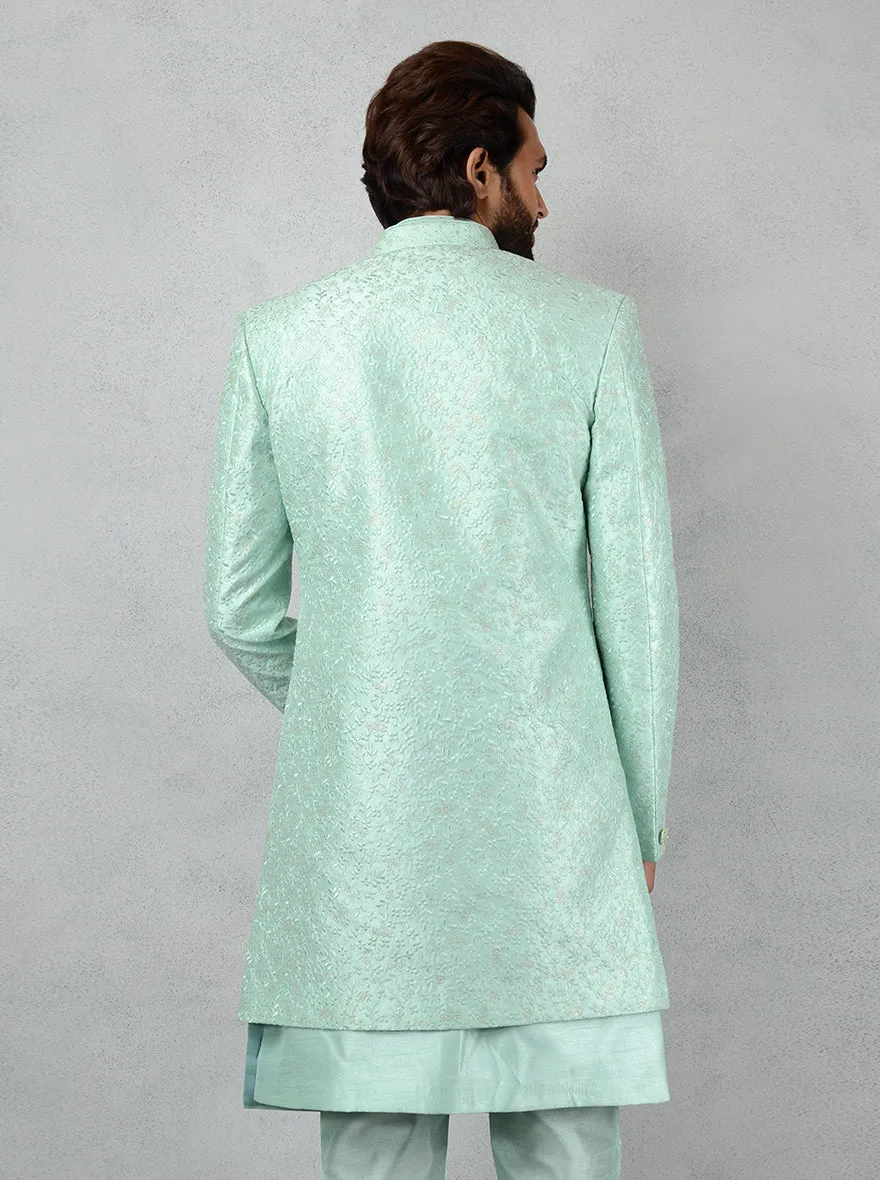 Sea Green Indowestern | TULA