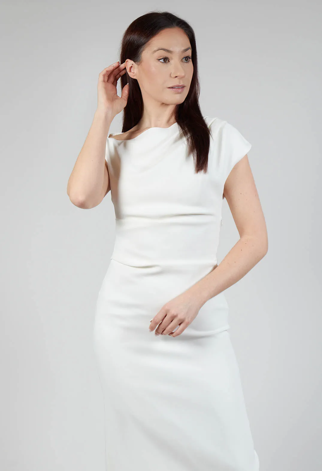 Sheath Dress in White