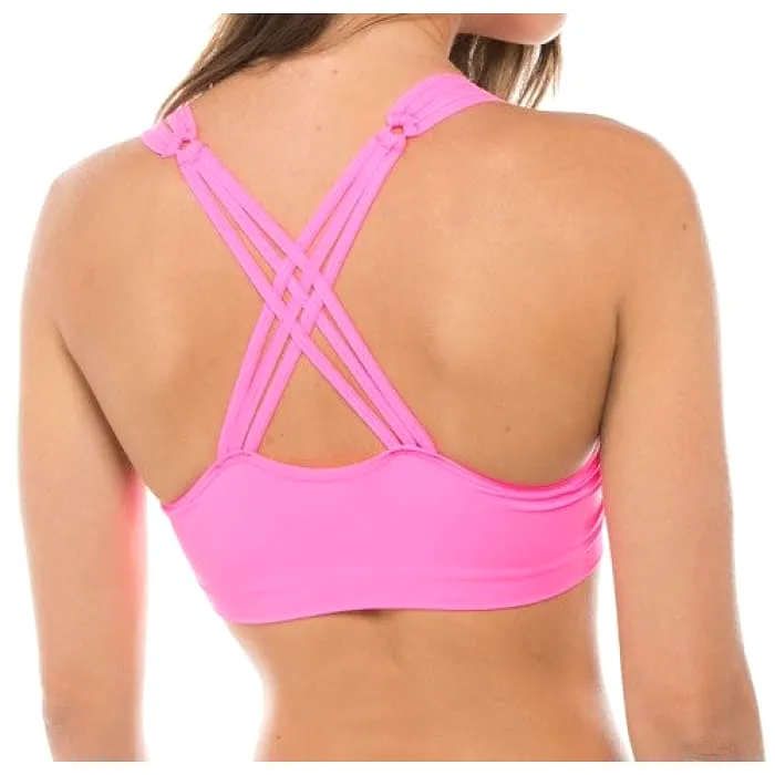 Shocking Pink Sport/Sleep Bra