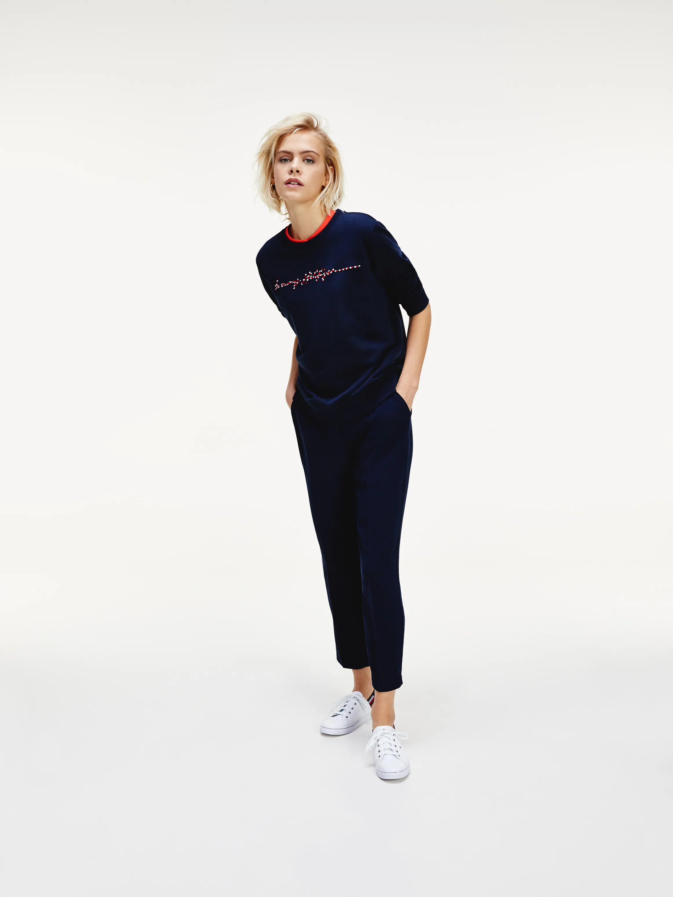 Signature Logo Relaxed Fit Sweatshirt | Sweatshirts & Hoodies | Tommy Hilfiger