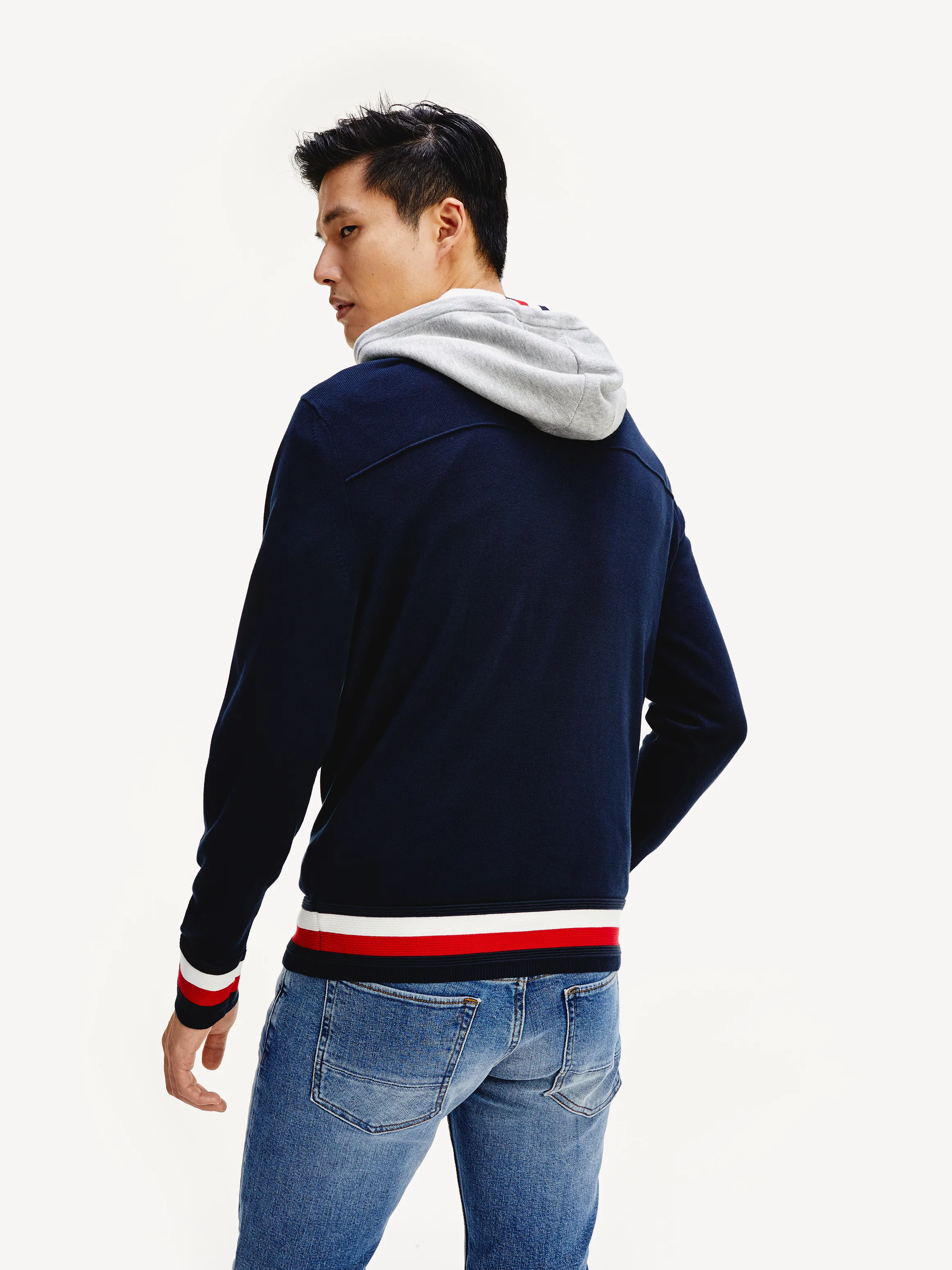 Signature Tape Pima Cotton Hoodie | Sweatshirts & Hoodies | Tommy Hilfiger