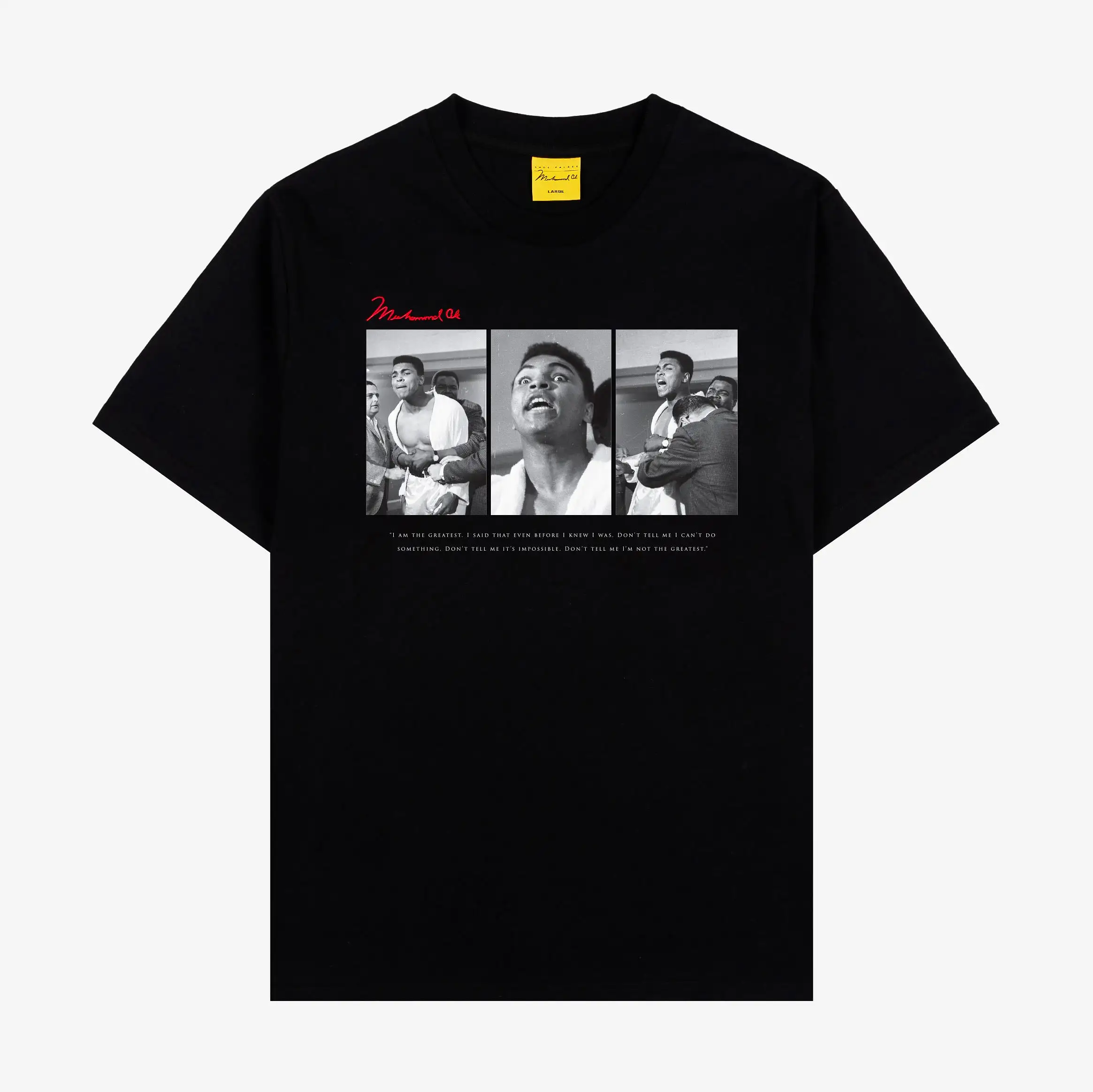 SP x Muhammad Ali Hold Me Back Mens Short Sleeve Shirt (Black/Red)