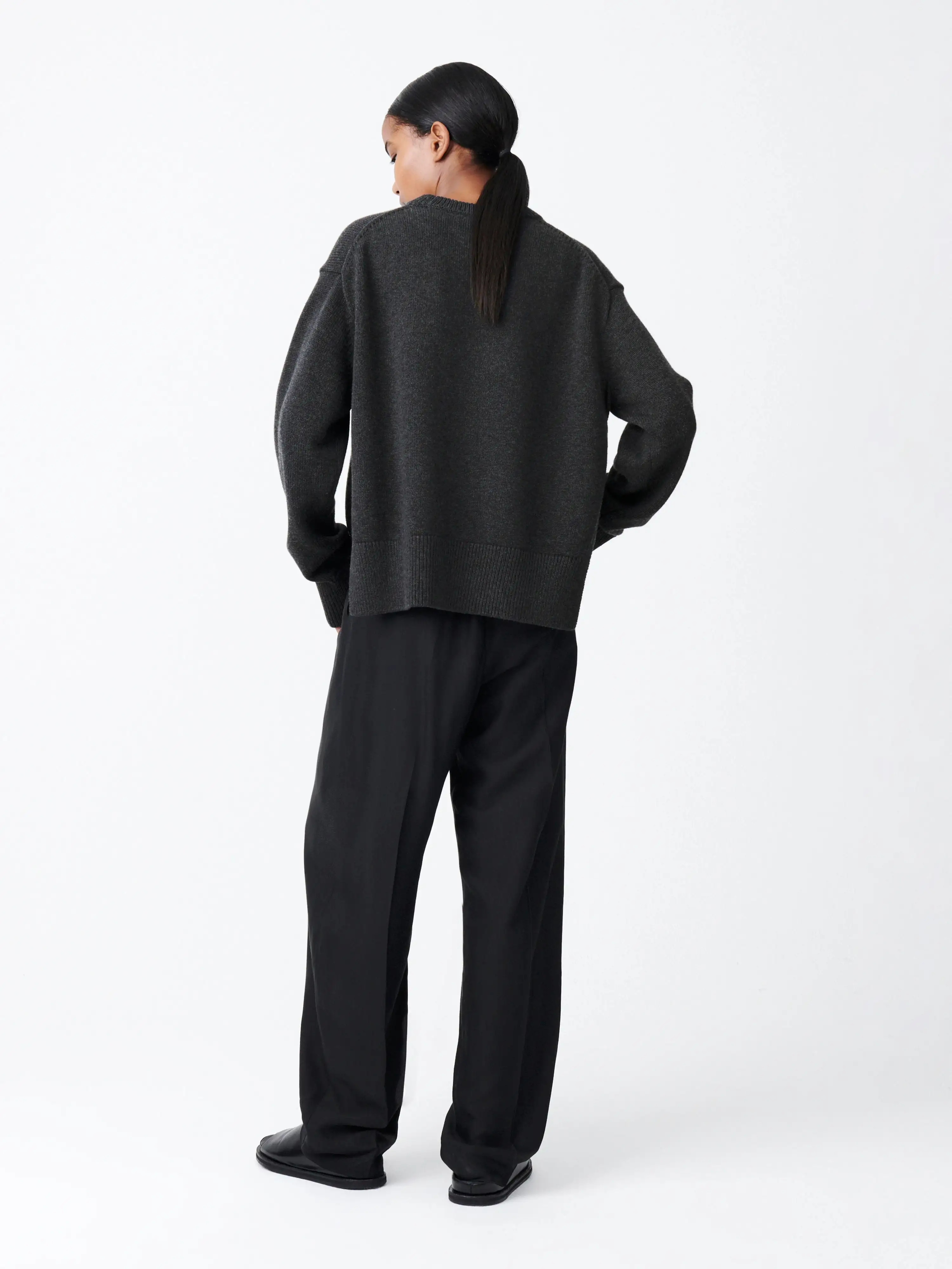 Sperro Wool Pant in Darkest Navy