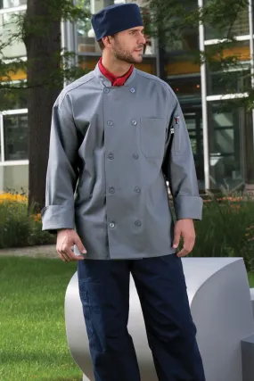 Steel Grey Orleans Chef Coat