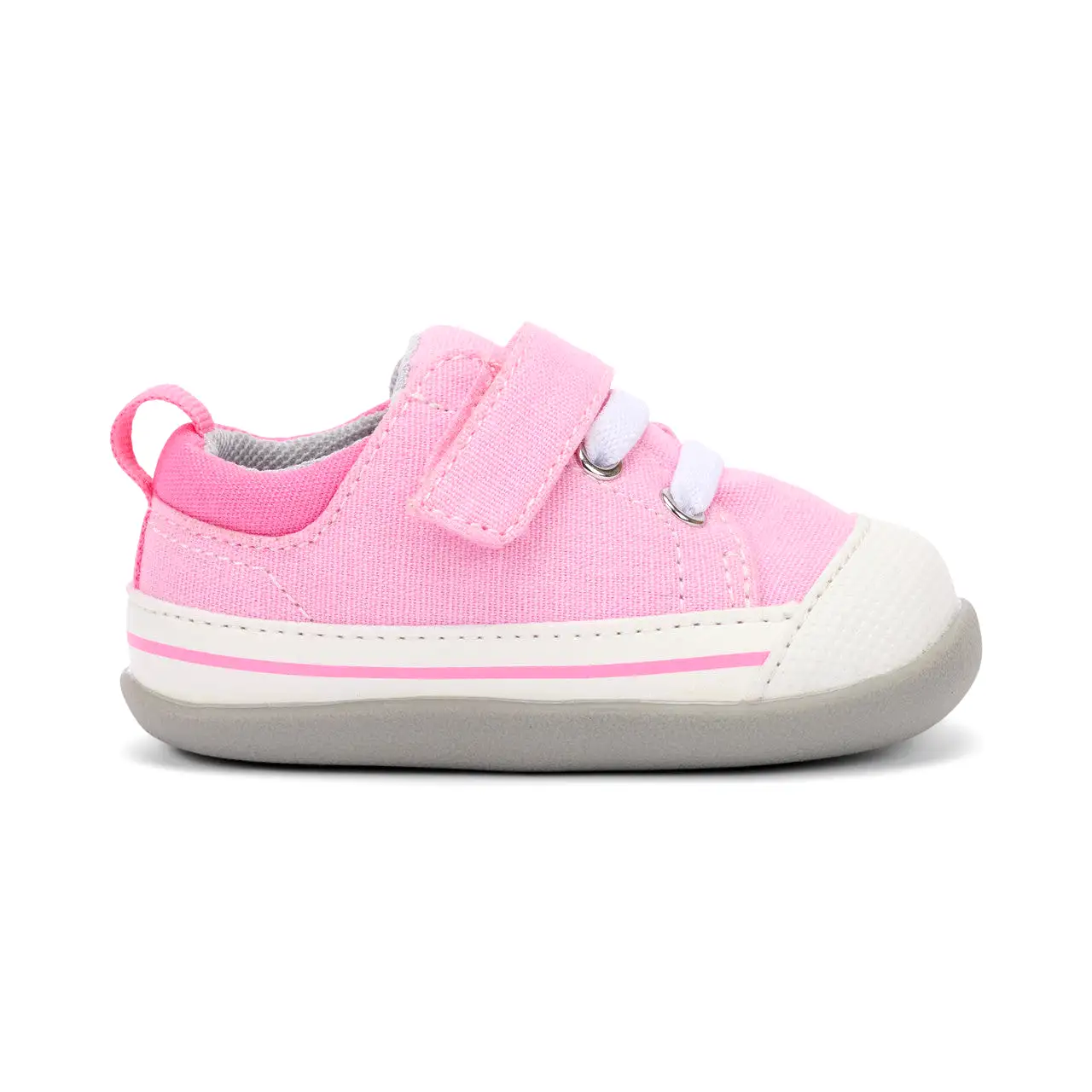 Stevie II (First Walker) Infant Shoe -  Pink Denim