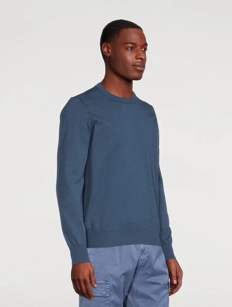 STONE ISLAND Cotton Crewneck Sweater