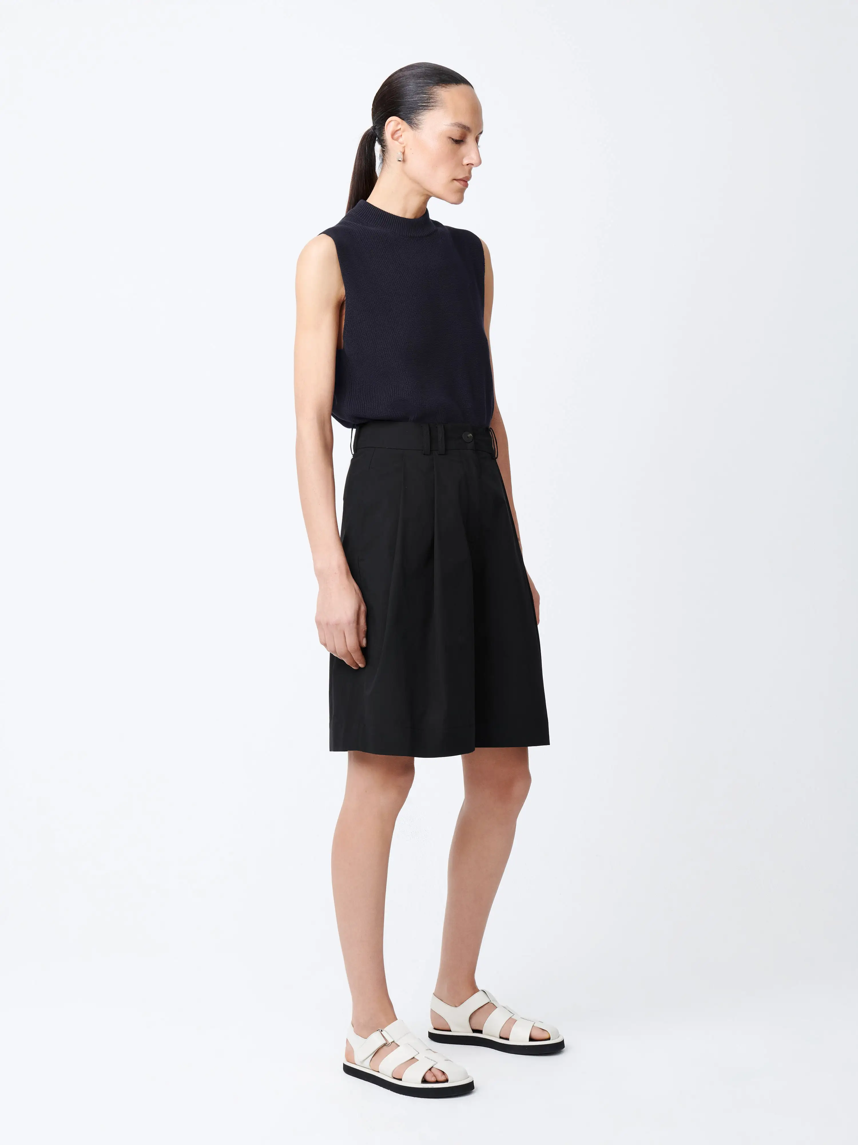 Sumire Top in Darkest Navy