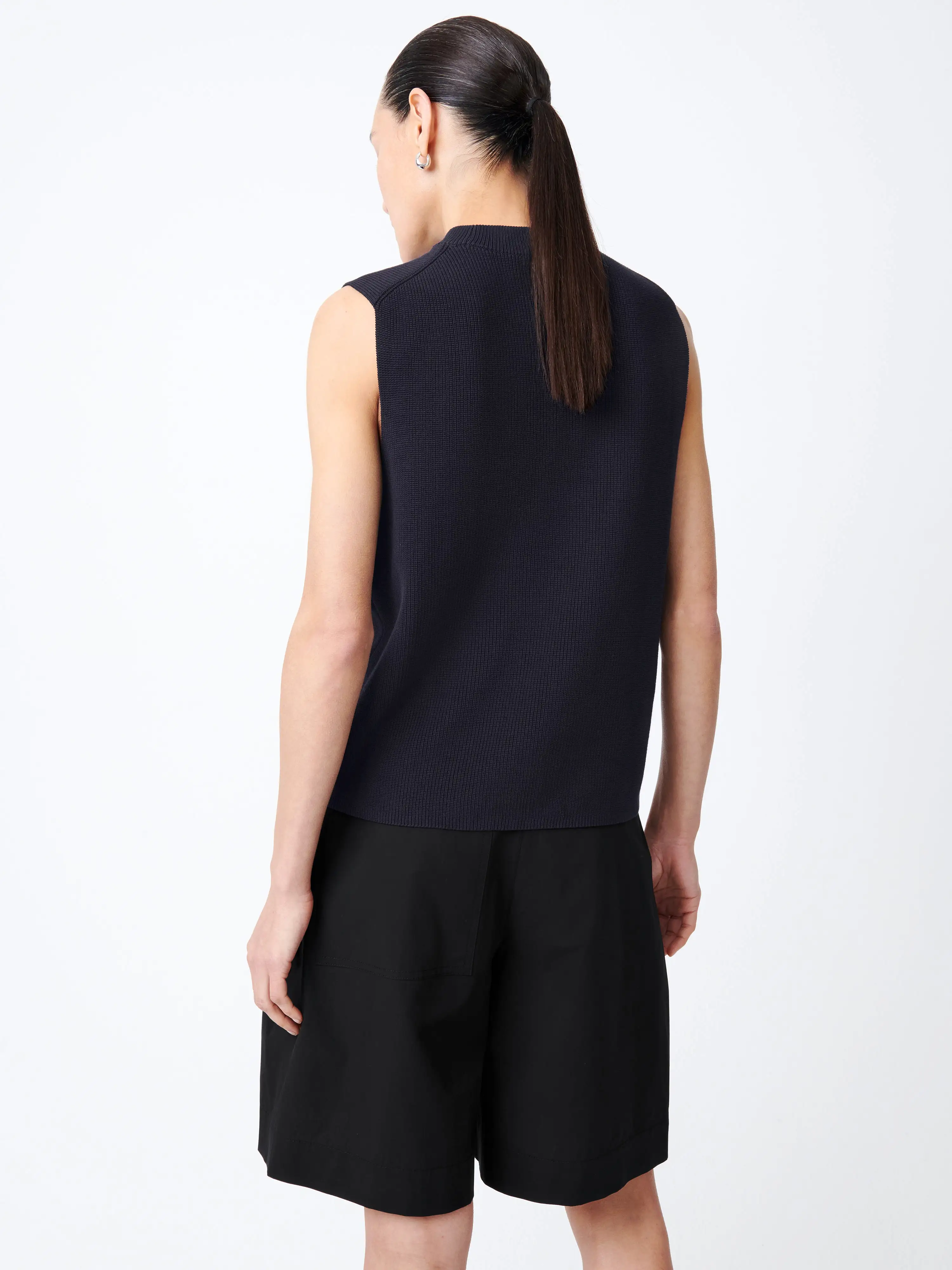 Sumire Top in Darkest Navy