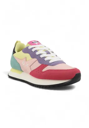 SUN68 Stargirl Sneaker Donna Multicolor Fantasia Rosa Z34210