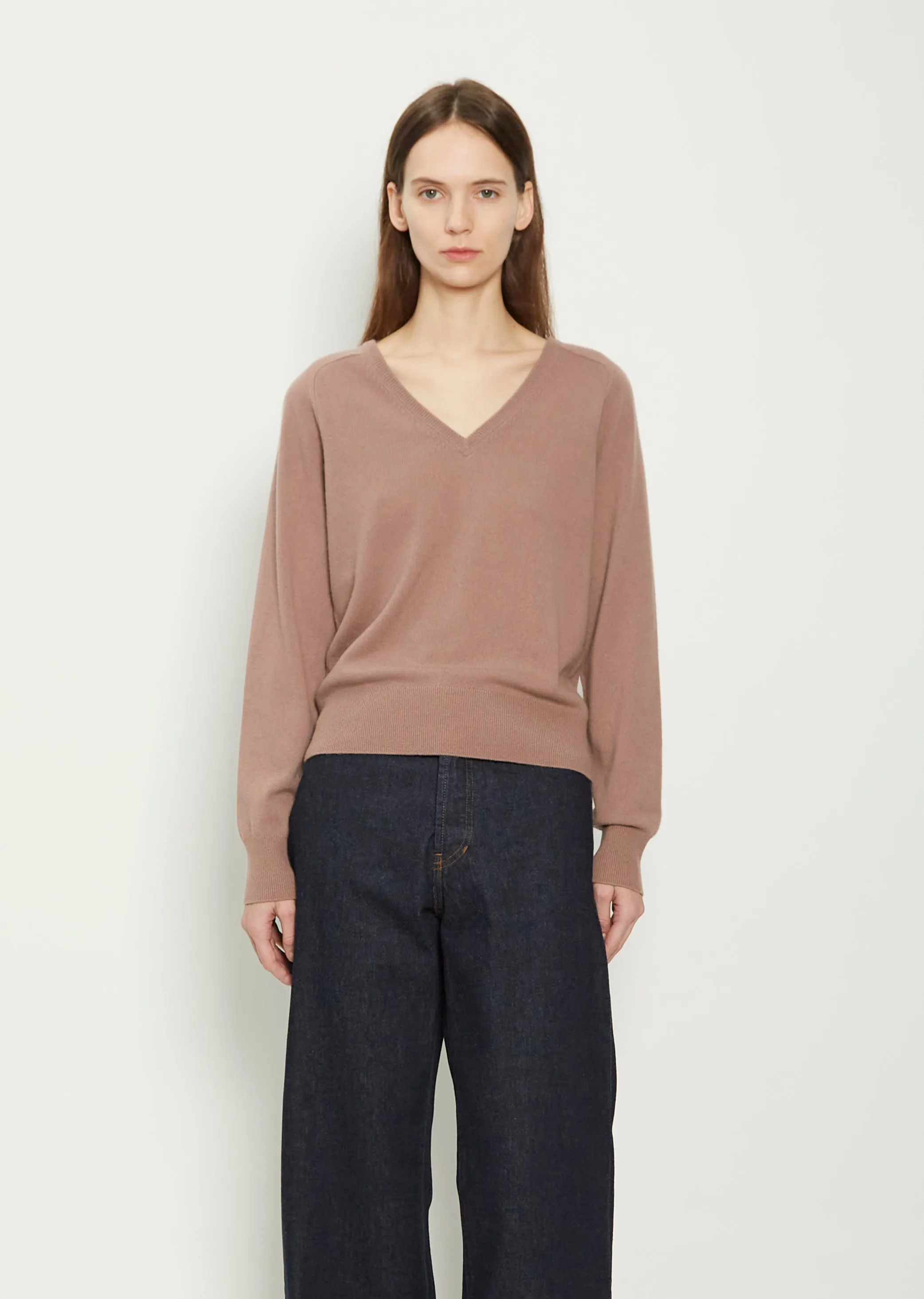 Tarsi Cashmere Sweater — Old Rose