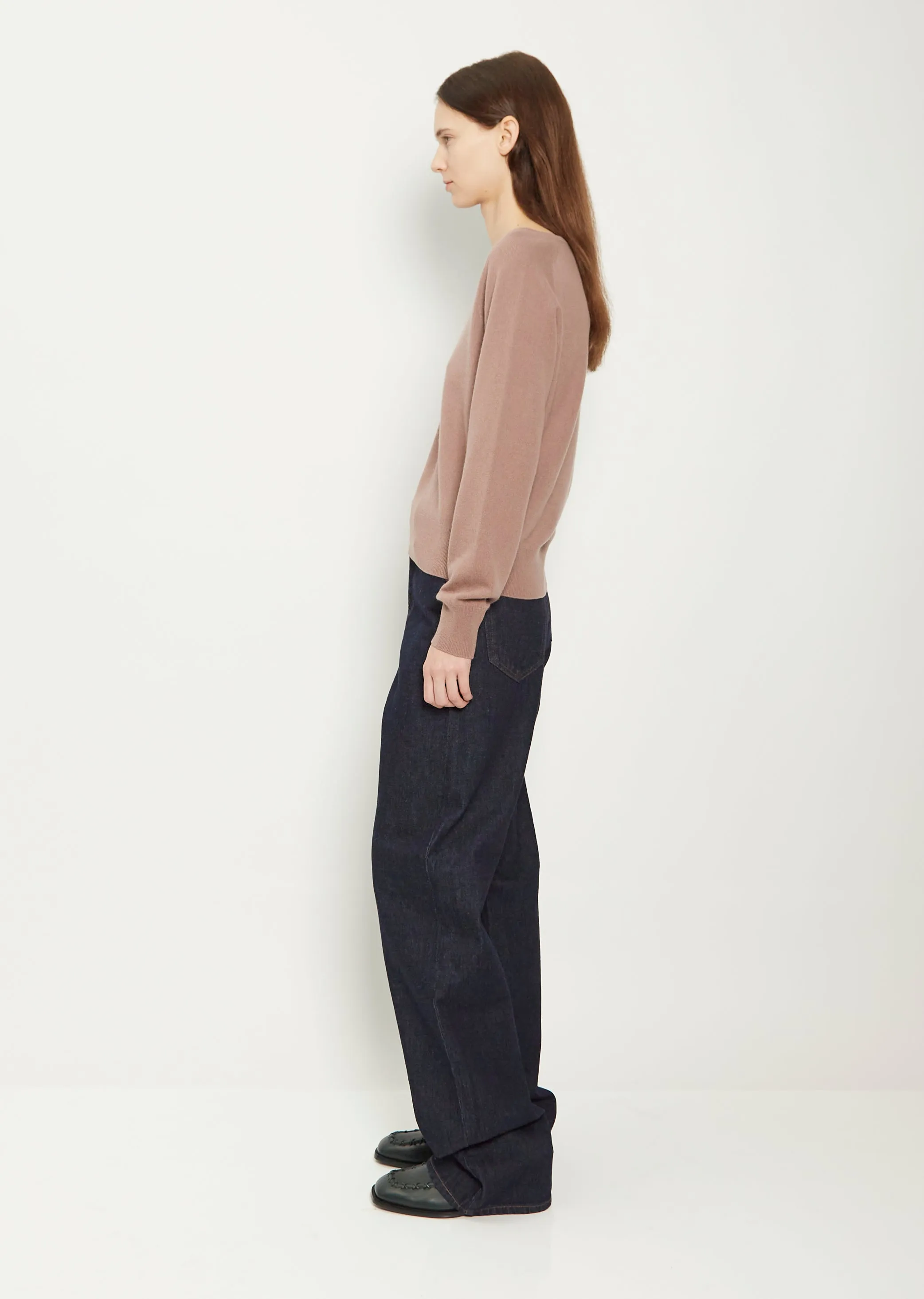 Tarsi Cashmere Sweater — Old Rose