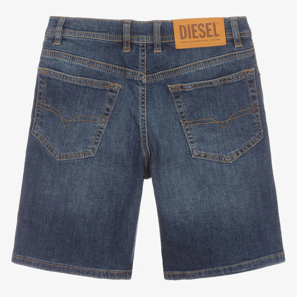 Teen Boys Blue Denim Shorts