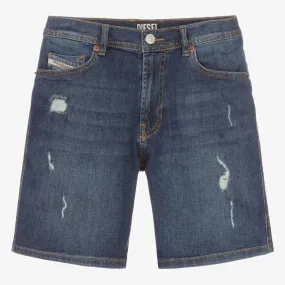 Teen Boys Blue Denim Shorts