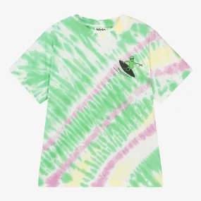 Teen Boys Green Organic Cotton Tie-Dye T-Shirt