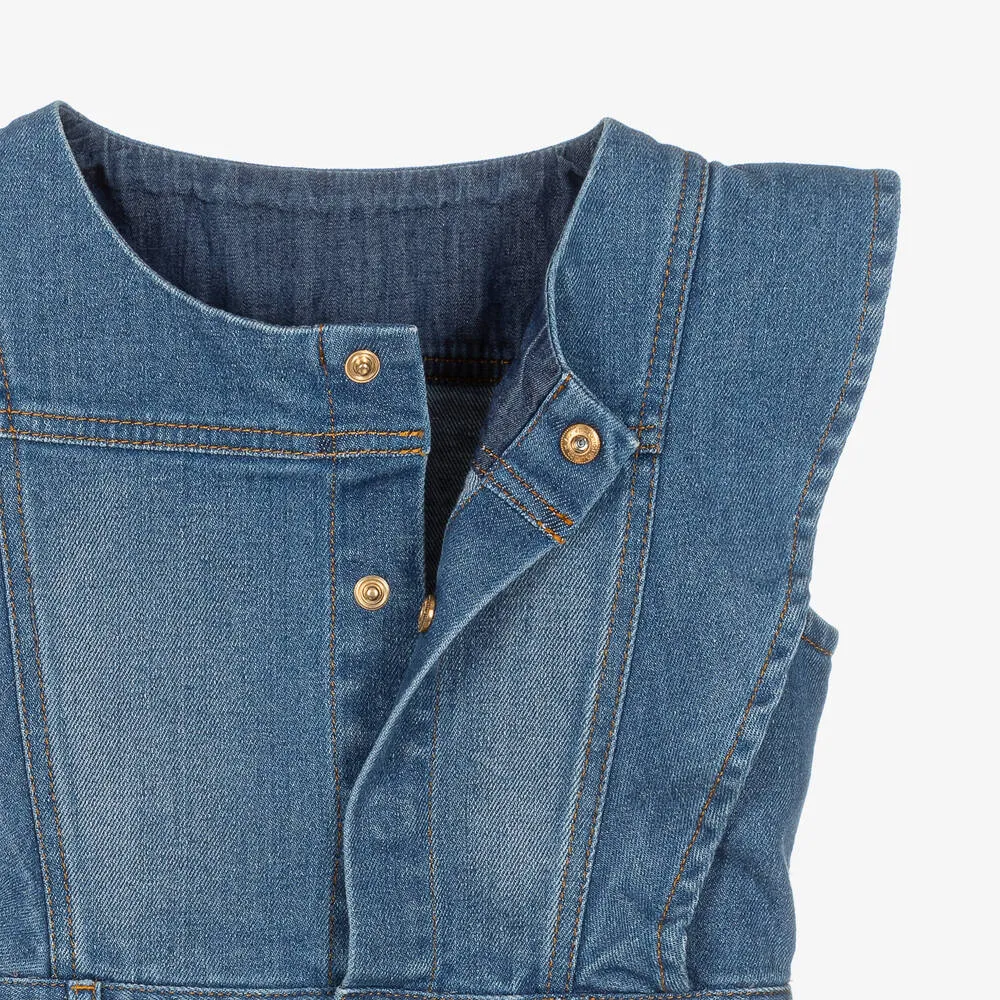 Teen Girls Blue Denim Dress