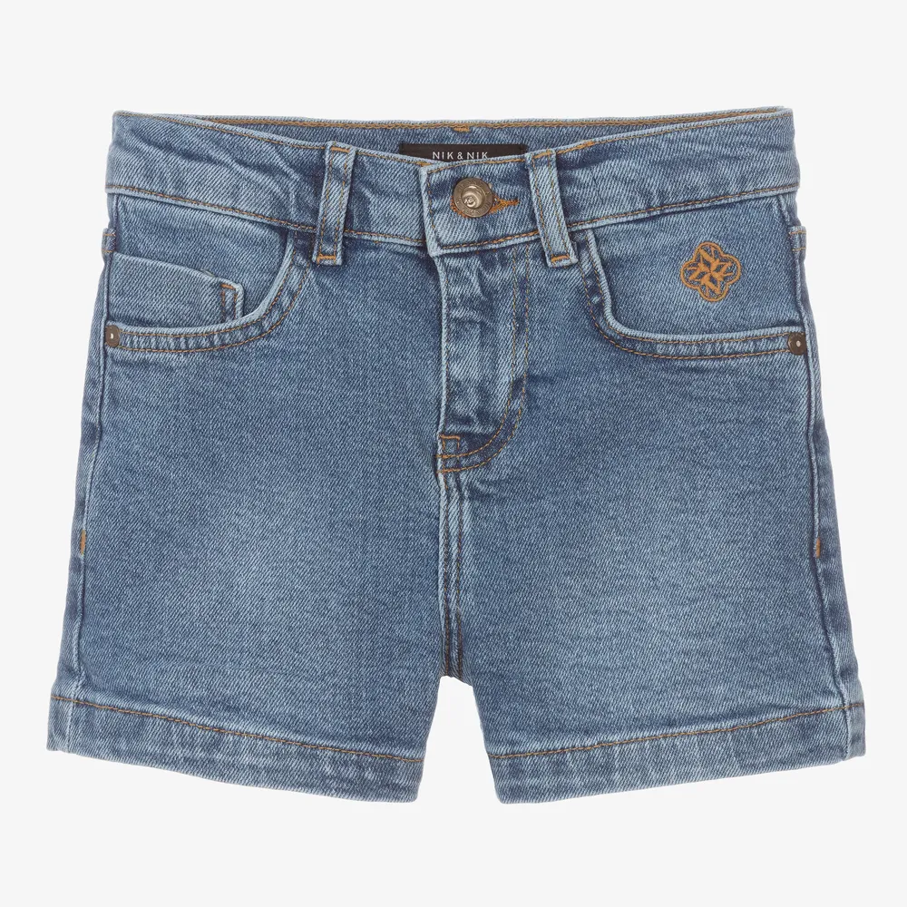 Teen Girls Blue Denim Shorts