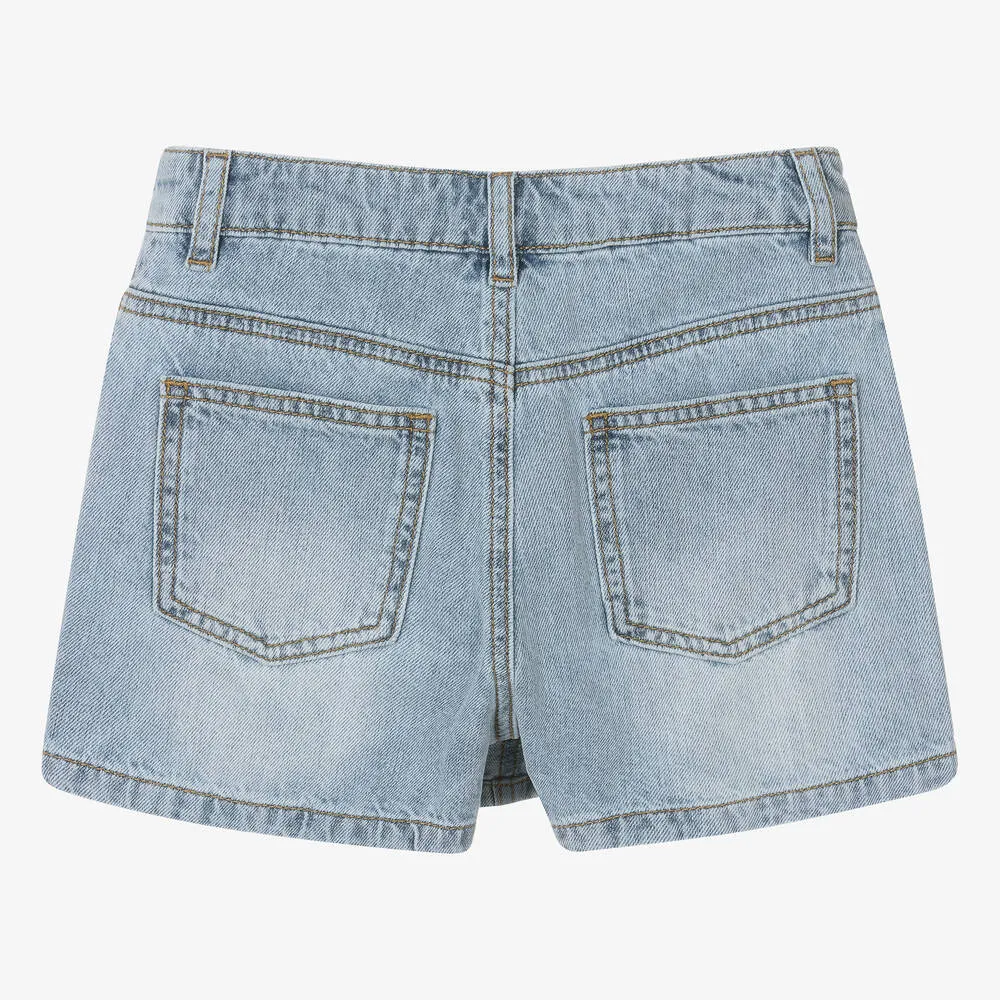 Teen Girls Blue Denim Skort