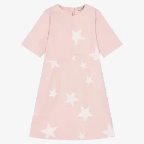 Teen Girls Pink Denim Stars Dress