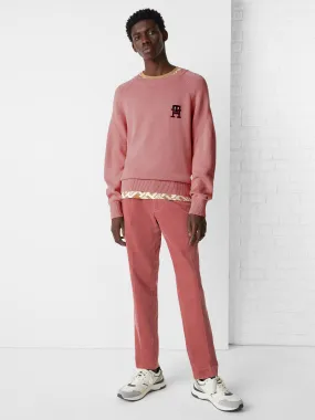 Th Monogram Supima Relaxed Jumper | Sweatshirts & Hoodies | Tommy Hilfiger