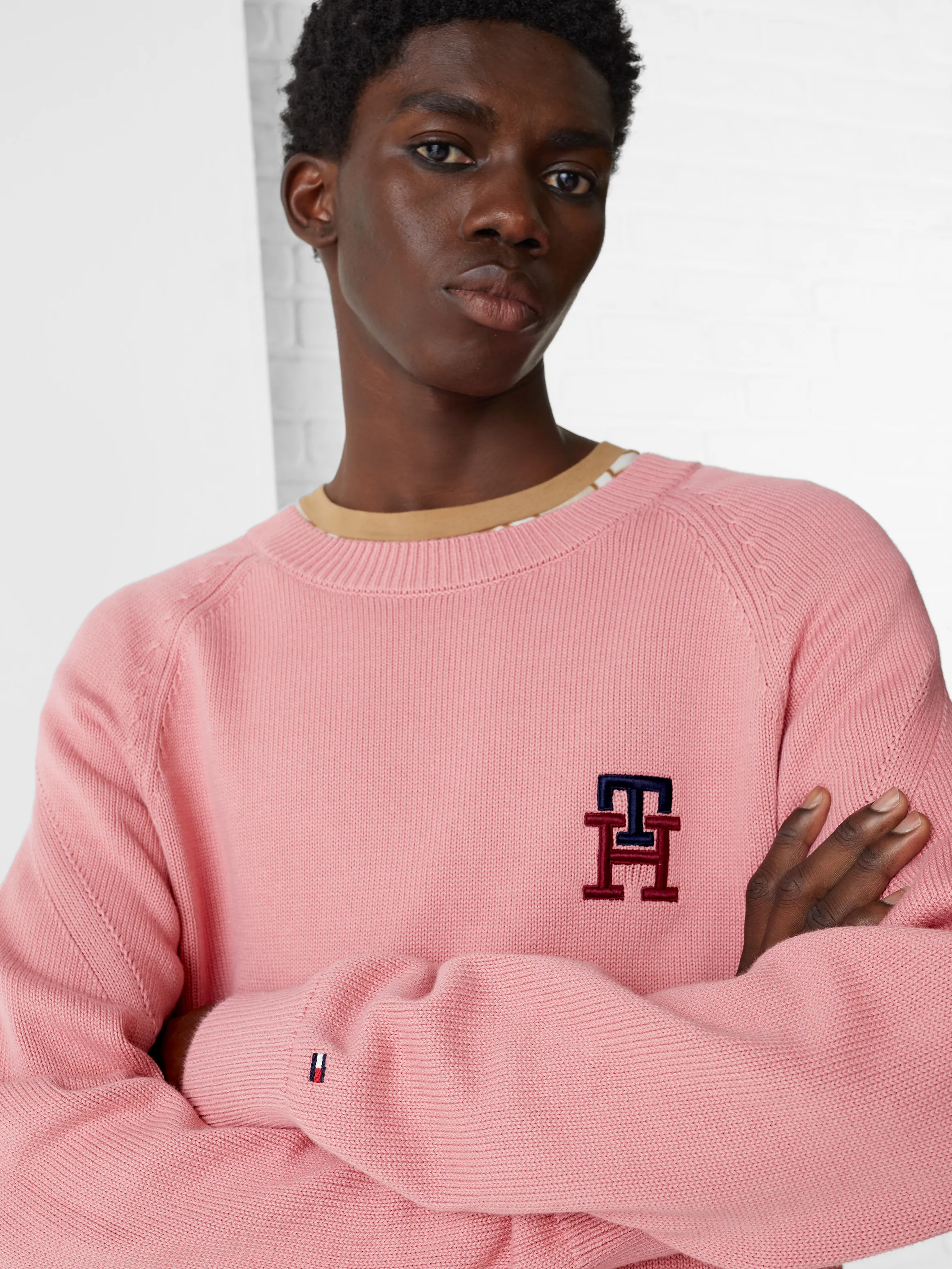 Th Monogram Supima Relaxed Jumper | Sweatshirts & Hoodies | Tommy Hilfiger