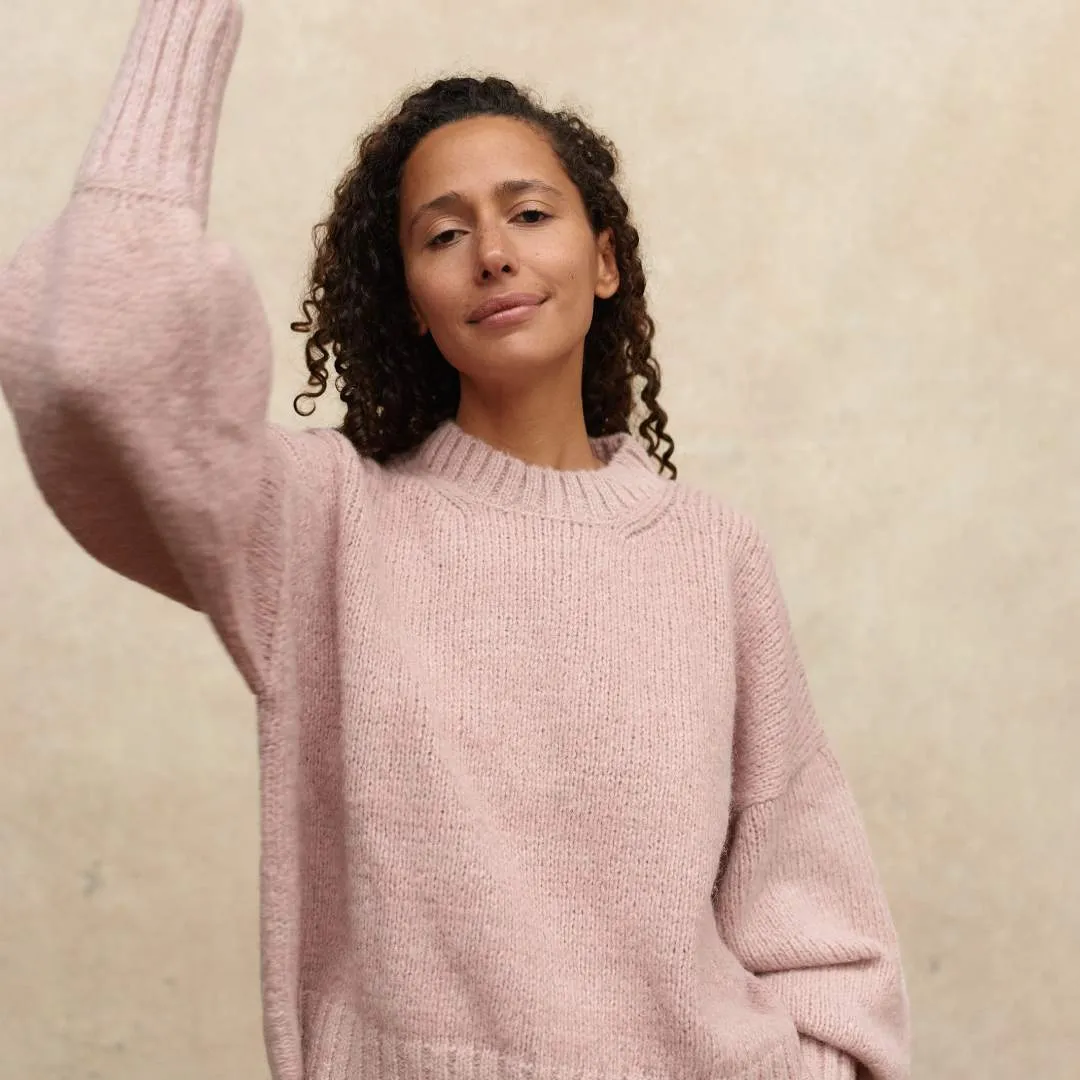 The Jane Sweater | Pale Rose