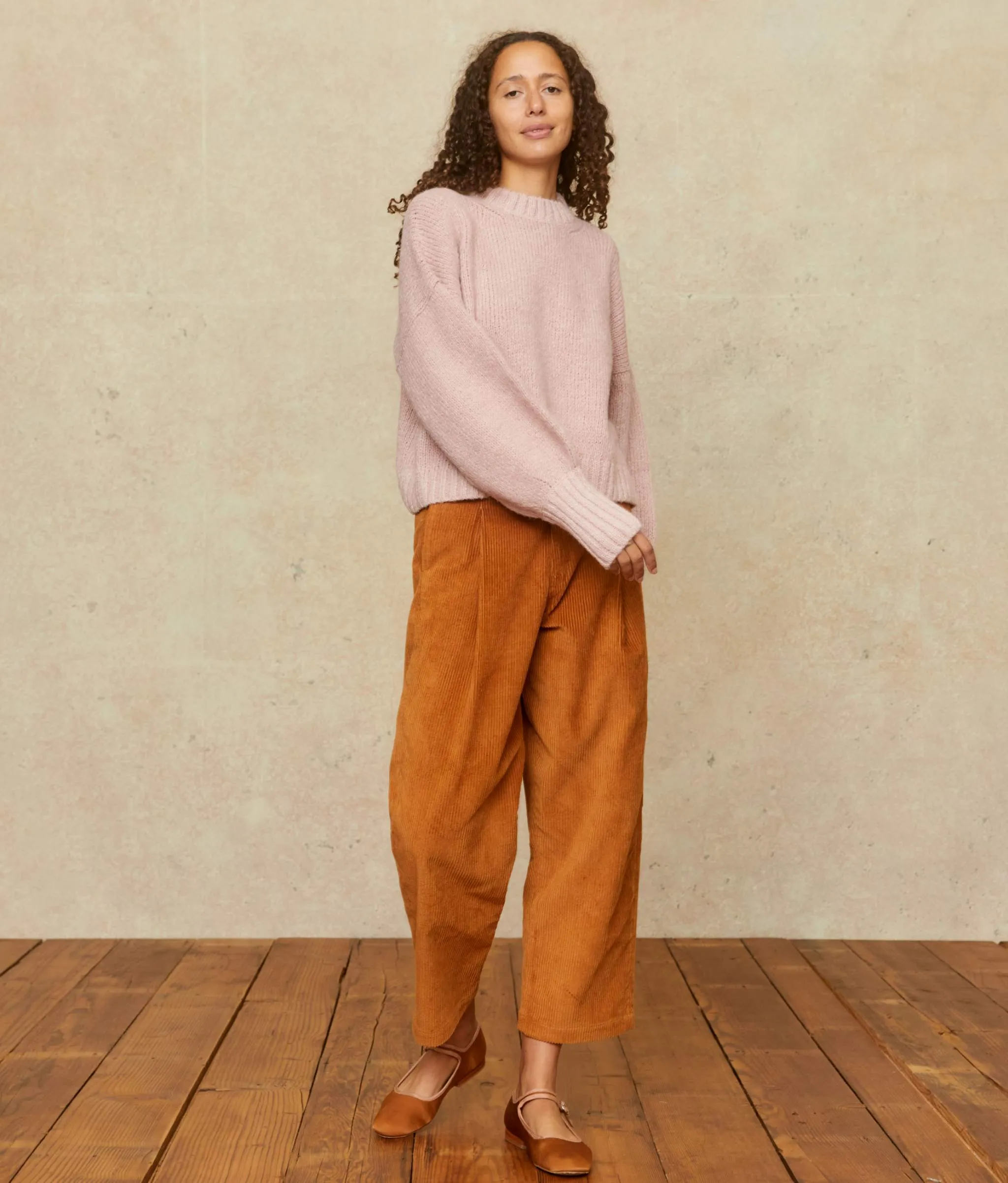 The Jane Sweater | Pale Rose