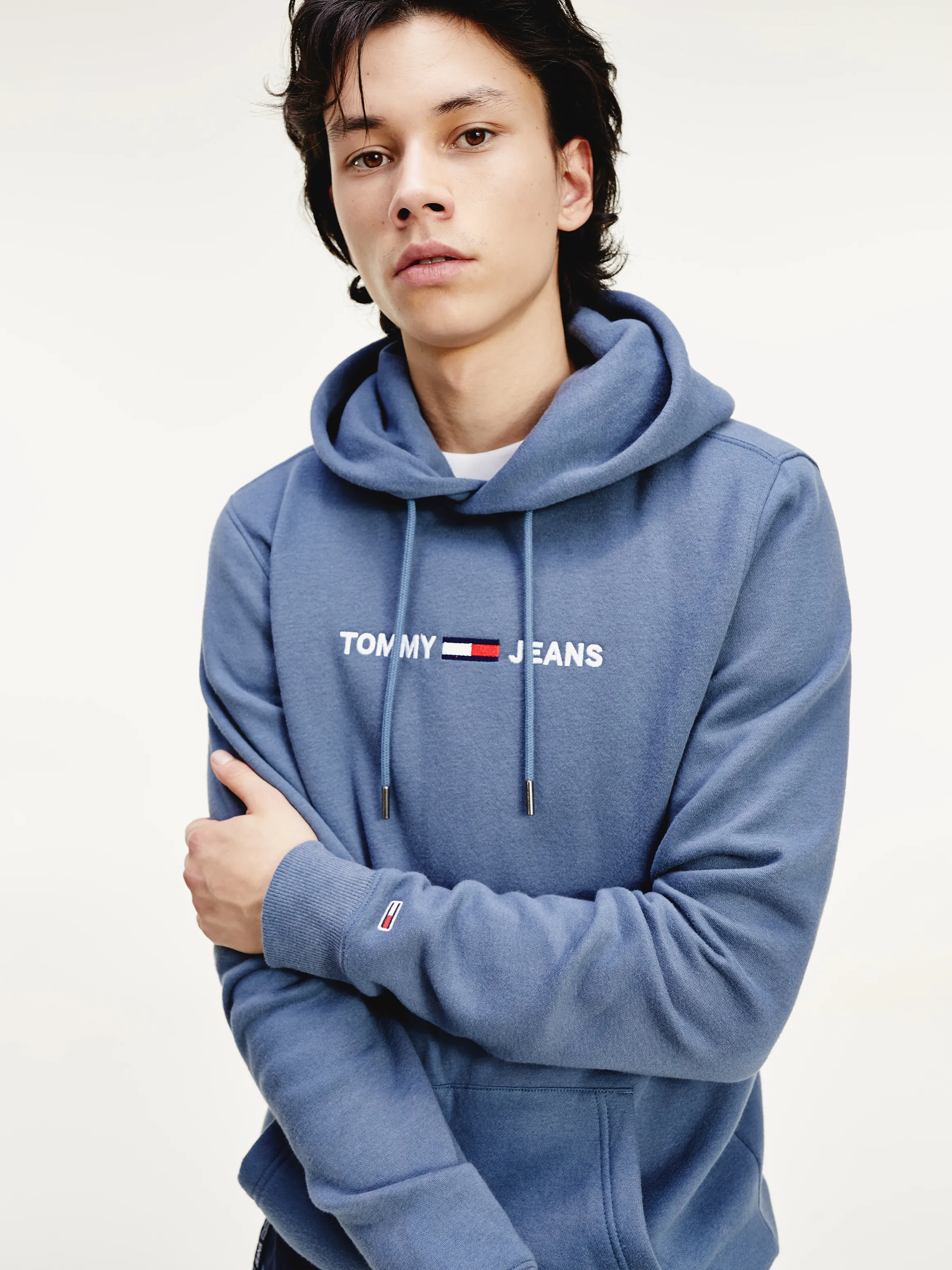 Tommy Jeans Straight Logo Hoodie | Sweatshirts & Hoodies | Tommy Hilfiger