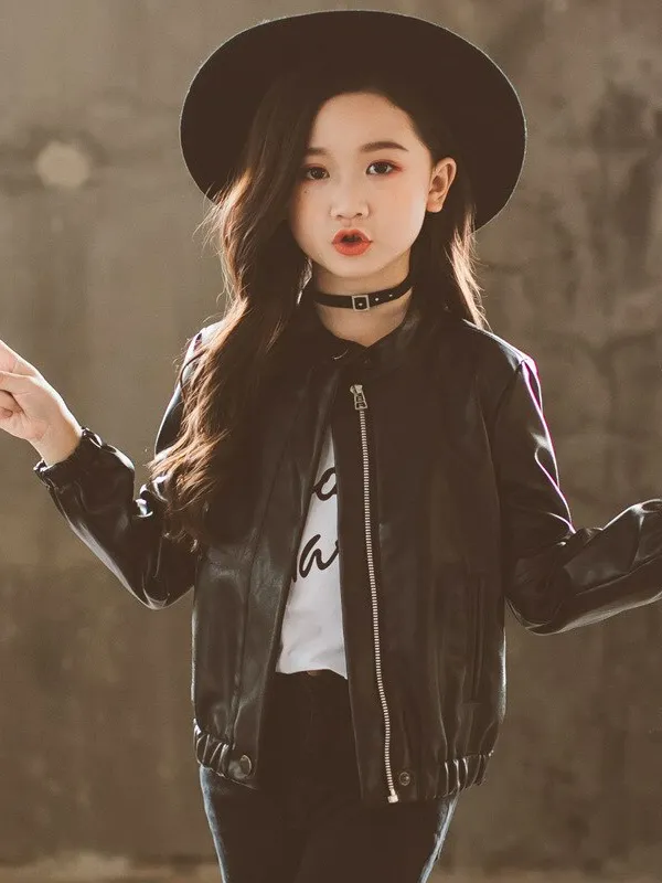 Too Cool for School Vegan Leather Jacket