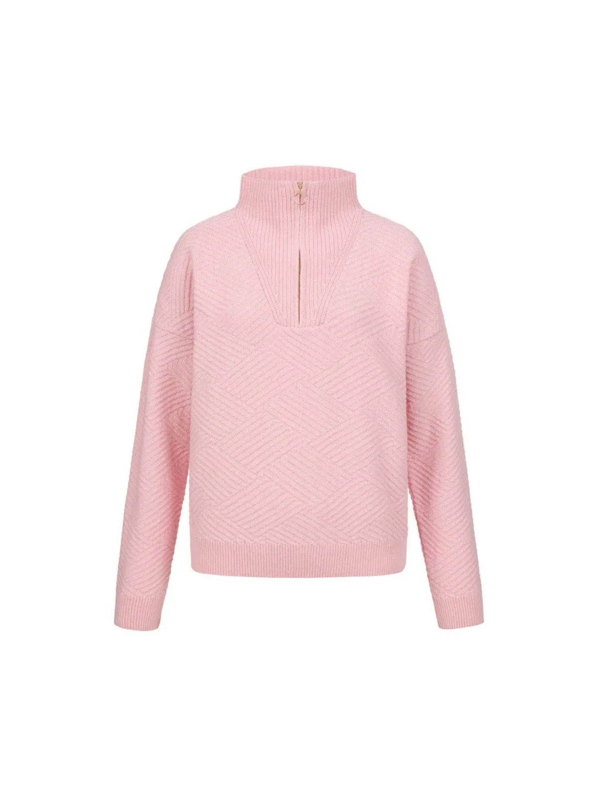 troyer sweater - rose melange