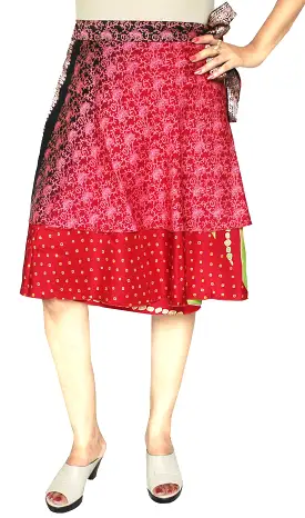 Two-Layers-Women's-Indian-Sari-Magic-Wrap-Short-Skirt-mpl-magicskt22-1p