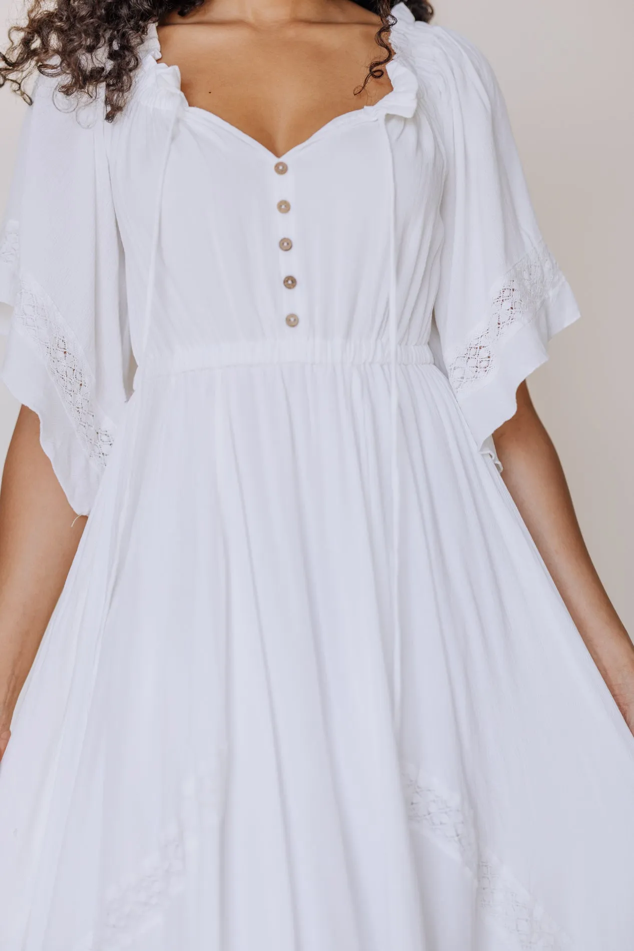 Venice Dress in White