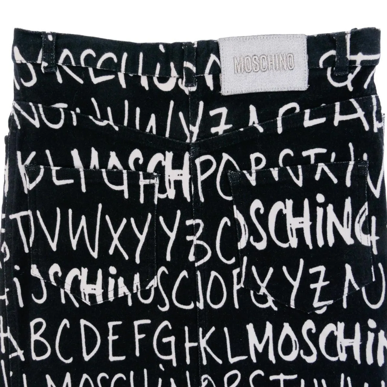 Vintage Moschino Alphabet Skirt Women's Size W26