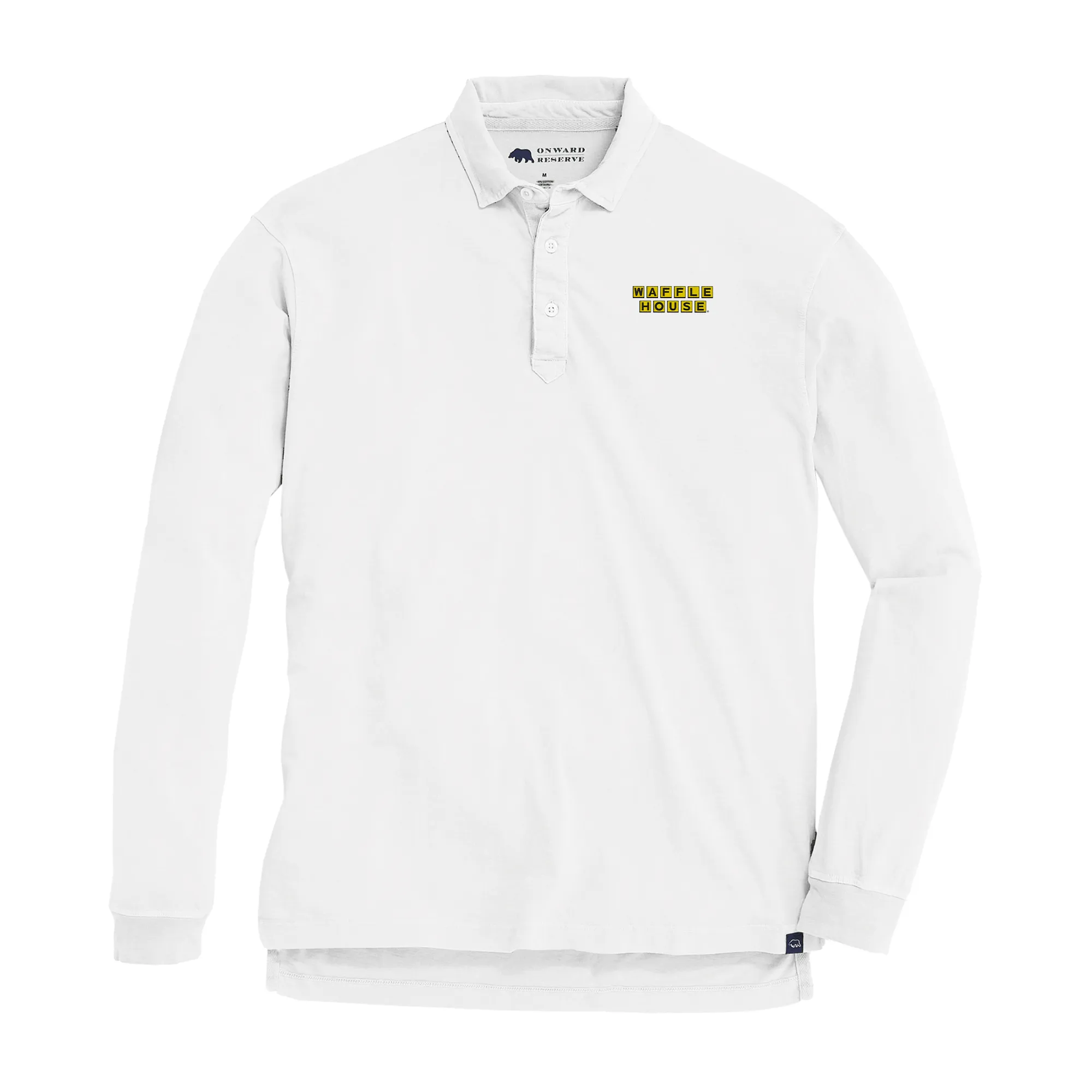 Waffle House Perry Polo - White