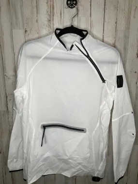 White Athletic Jacket On, Size S