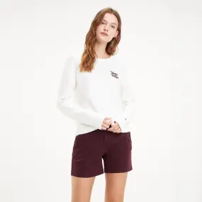 White Raphaelle Crew Neck Sweater | Sweatshirts & Hoodies | Tommy Hilfiger