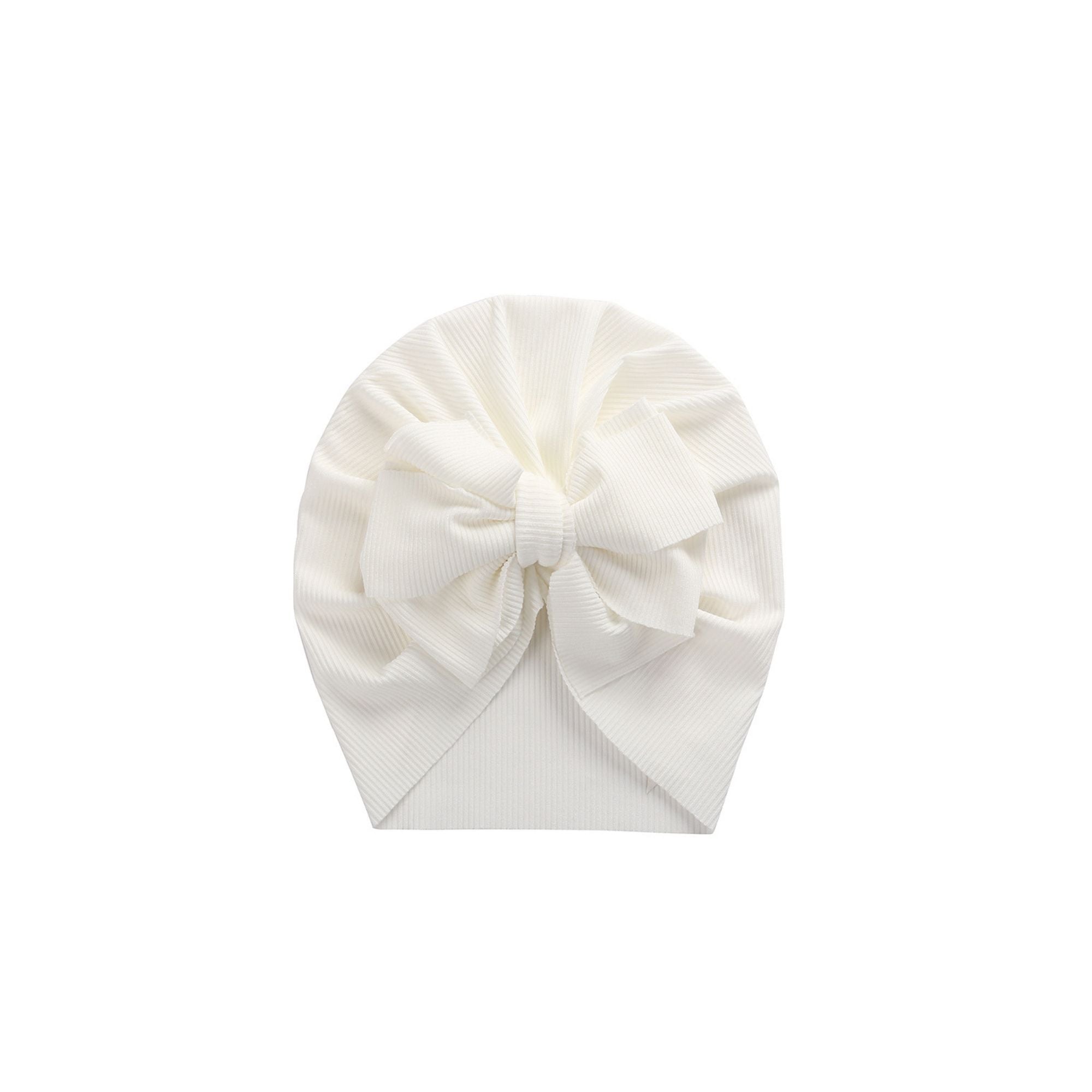 Willa Baby Turban in White