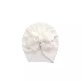 Willa Baby Turban in White