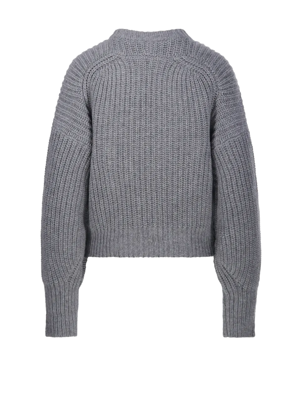 WOMAN ROBERTO COLLINA GREY WOOL SWEATER