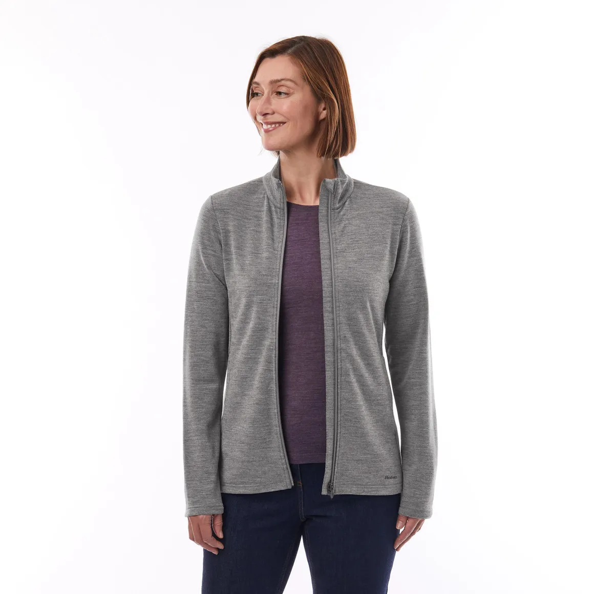 Women's Radiant Merino Jacket Dark Grey Marl